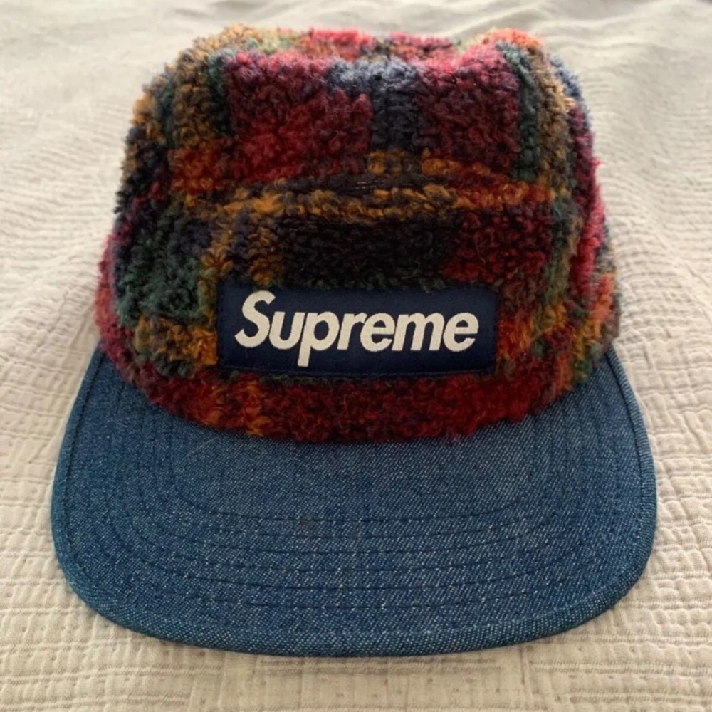 Supreme Camp Cap Plaid